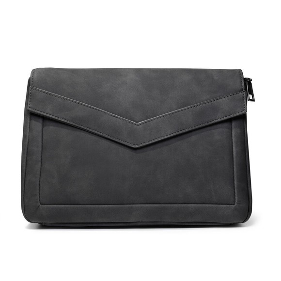 C.A.B. Hidden Flask Black Clutch Purse with Flask Bag and Collapsable Funnel - Picture 7 of 11